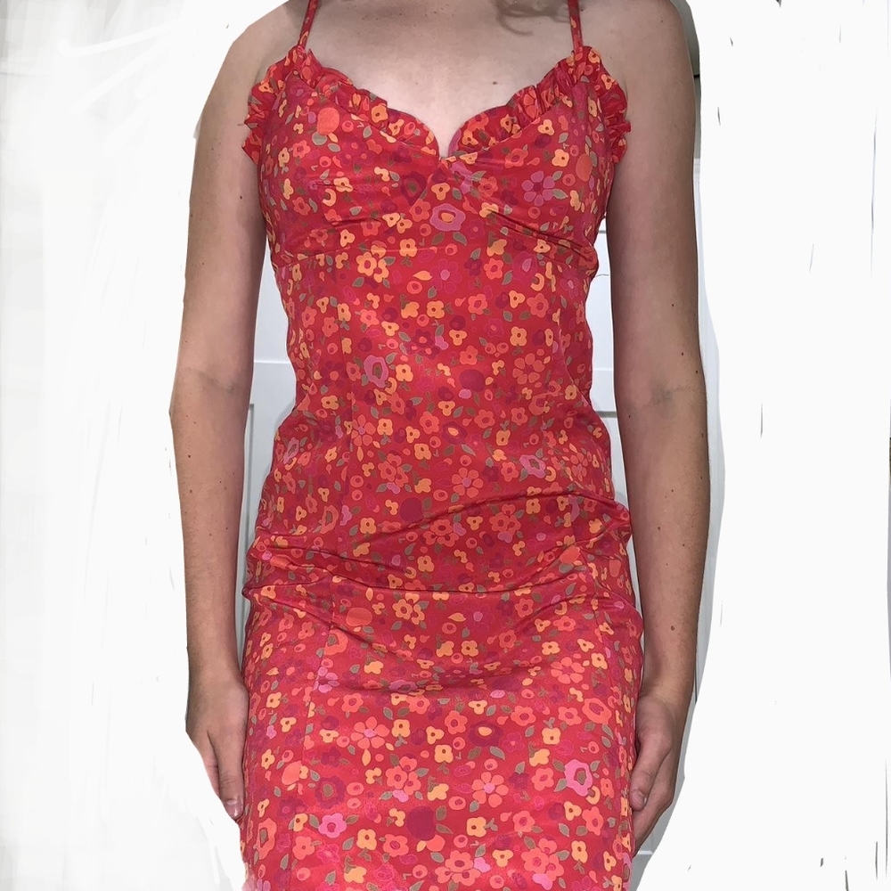 90s express frilly dress